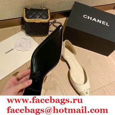 Chanel Coco Vintage Ballerina Flats Top Quality Creamy 2020 - Click Image to Close