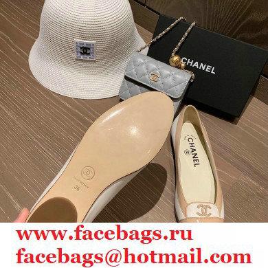 Chanel Coco Vintage Ballerina Flats Top Quality Nude Pink 2020