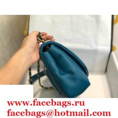 Chanel Lambskin Nude Flap Bag AS1178 Green 2020
