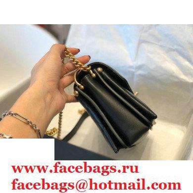 Chanel Lambskin Quilted Flap Bag Black/Gold 2020 - Click Image to Close