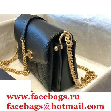 Chanel Lambskin Quilted Flap Bag Black/Gold 2020