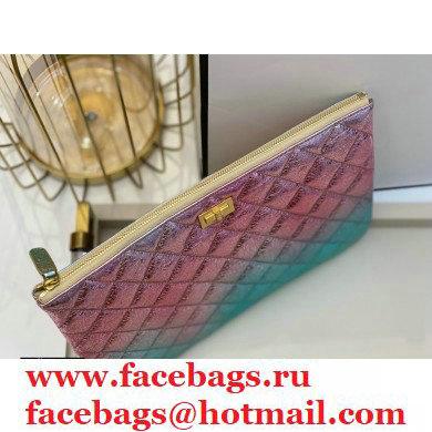 Chanel Multicolor Metallic Goatskin 2.55 Reissue Pouch Clutch Bag 2020 - Click Image to Close