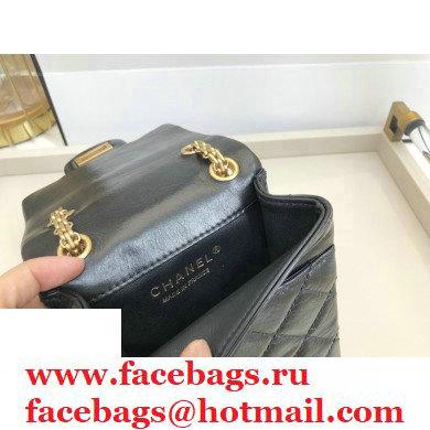 Chanel Original Calfskin 2.55 Reissue Phone Bag AS1326 Black 2020