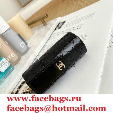 Chanel Patent Calfskin Lipstick Case AP1572 Black 2020 - Click Image to Close