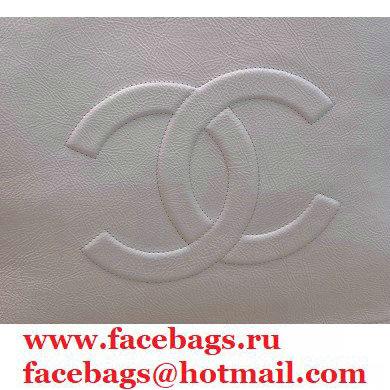 Chanel Shiny Aged Calfskin Horizontal Shopping Tote Bag AS1943 Light Pink 2020 - Click Image to Close