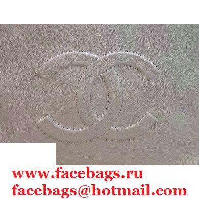 Chanel Shiny Aged Calfskin Vertical Shopping Tote Bag AS1945 Light Pink 2020 - Click Image to Close