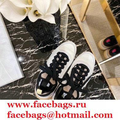 Chanel Top Quality Suede Calfskin and Nylon Sneakers G35617 White 2020 - Click Image to Close