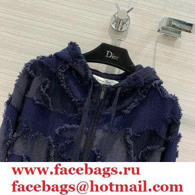 Dior Reversible Zipped Cardigan with Hood 2020