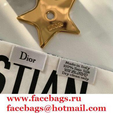 Dior Silk Twill Mitzah Scarf 6x106cm 19 2020 - Click Image to Close