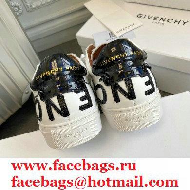 Givenchy URBAN STREET sneakers white/black patent - Click Image to Close