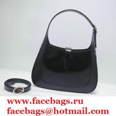 Gucci Jackie 1961 Small Hobo Bag 636706 Leather Black 2020 - Click Image to Close