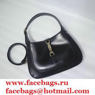 Gucci Jackie 1961 Small Hobo Bag 636706 Leather Black 2020 - Click Image to Close