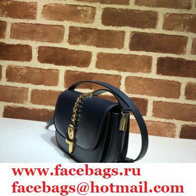 Gucci Sylvie 1969 Mini Shoulder Bag 615965 Blue 2020 - Click Image to Close