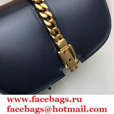 Gucci Sylvie 1969 Mini Shoulder Bag 615965 Blue 2020