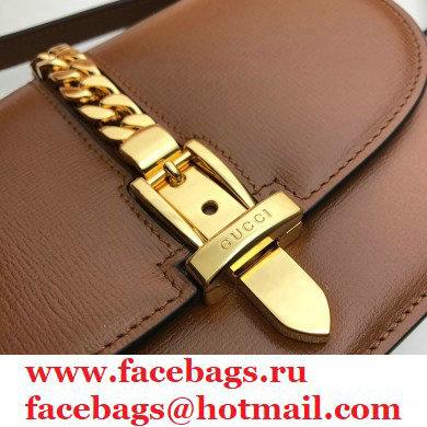 Gucci Sylvie 1969 Mini Shoulder Bag 615965 Brown 2020 - Click Image to Close