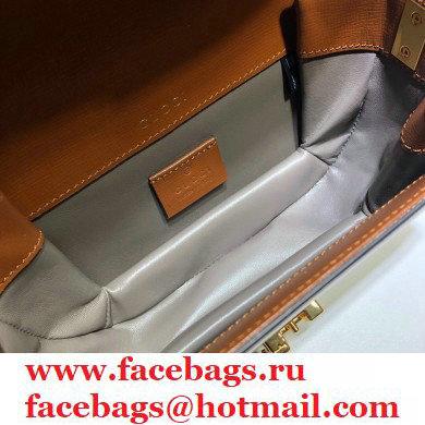 Gucci Sylvie 1969 Mini Shoulder Bag 615965 Brown 2020