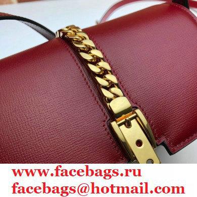 Gucci Sylvie 1969 Mini Shoulder Bag 615965 Red 2020 - Click Image to Close