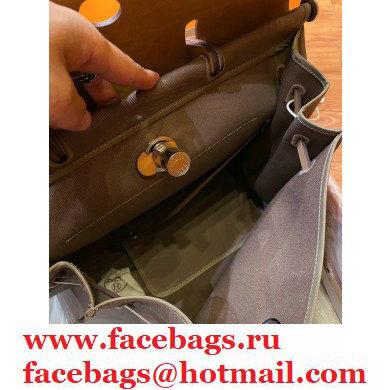 Hermes Herbag Zip 39 Bag in Original Quality Coffee