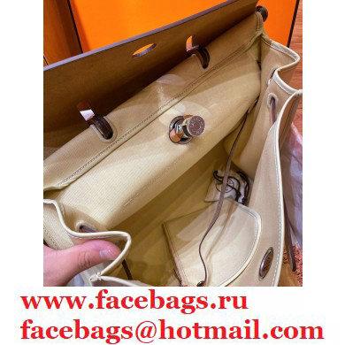 Hermes Herbag Zip 39 Bag in Original Quality Creamy