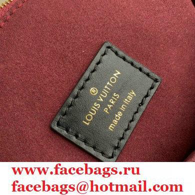 Louis Vuitton Damier Ebene Canvas Vavin PM Bag N40109 Bordeaux Red