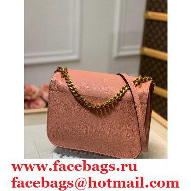 Louis Vuitton Grained Calf Leather Lockme Chain PM Bag M57071 Rose des Sables Pink 2020