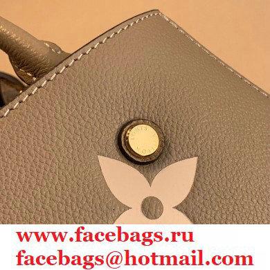 Louis Vuitton Grained Leather Montaigne BB Bag M45489 Tourterelle Gray 2020 - Click Image to Close