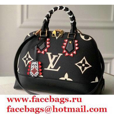 Louis Vuitton LV Crafty Alma PM Bag Braided Top Handle M45380 Black 2020 - Click Image to Close