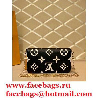 Louis Vuitton LV Crafty Felicie Pochette Bag M69515 Black 2020 - Click Image to Close