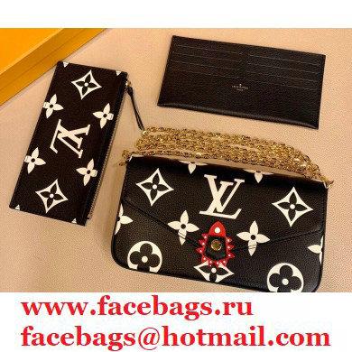 Louis Vuitton LV Crafty Felicie Pochette Bag M69515 Black 2020