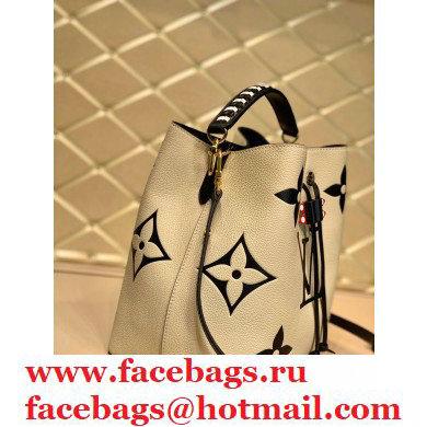 Louis Vuitton LV Crafty NeoNoe MM Bucket Bag Braided Top Handle M56889 Creme 2020 - Click Image to Close