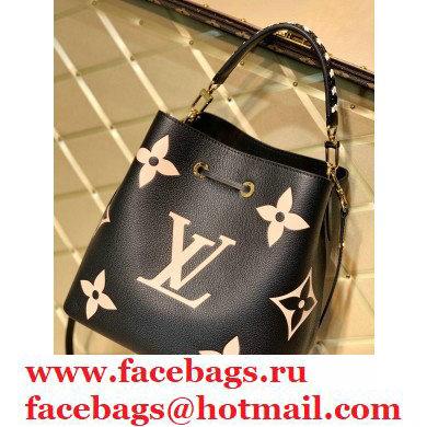 Louis Vuitton LV Crafty NeoNoe MM Bucket Bag Braided Top Handle M56890 Black 2020 - Click Image to Close