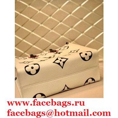 Louis Vuitton LV Crafty Onthego GM Tote Bag Braided Top Handle M45372 Creme 2020 - Click Image to Close