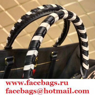 Louis Vuitton LV Crafty Onthego GM Tote Bag Braided Top Handle M45373 Black 2020