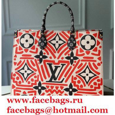 Louis Vuitton LV Crafty Onthego GM Tote Bag M45358 Red Runway 2020