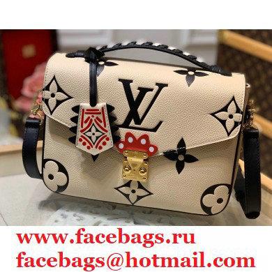 Louis Vuitton LV Crafty Pochette Metis Bag Braided Top Handle M45384 Creme 2020