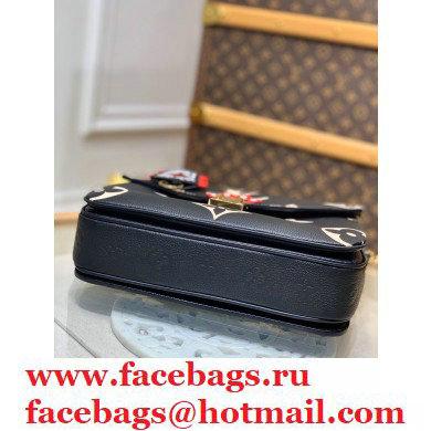 Louis Vuitton LV Crafty Pochette Metis Bag Braided Top Handle M45385 Black 2020