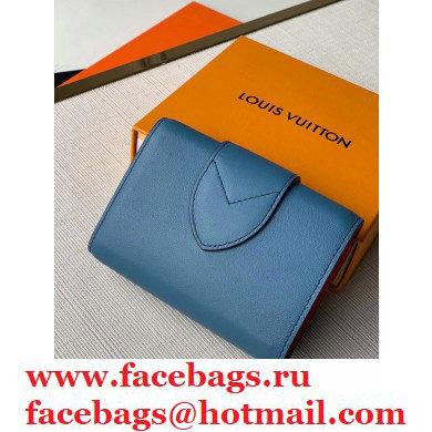 Louis Vuitton LV Pont 9 Compact Wallet M69393 Bleu Minuit deep Blue 2020 - Click Image to Close