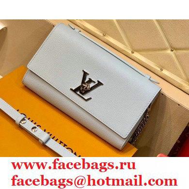 Louis Vuitton Lockme Clutch Bag M56136 Olympe Blue 2020 - Click Image to Close