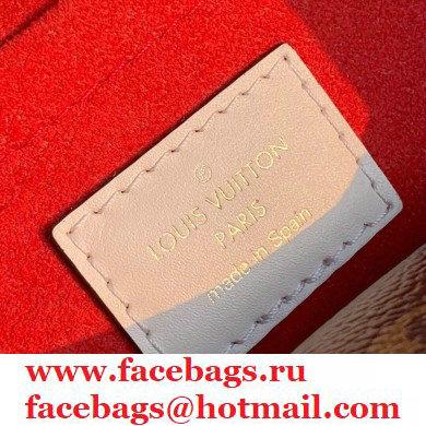 Louis Vuitton Monogram Canvas Montaigne BB Bag Braided Handle M44671 Pink/Yellow 2020