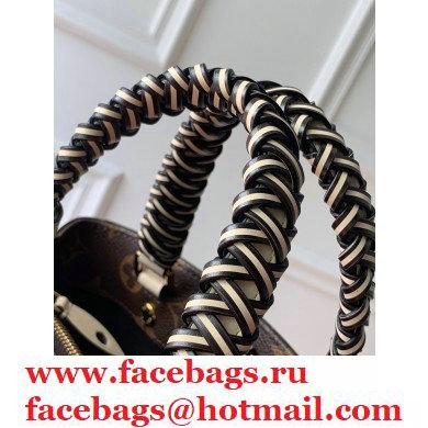 Louis Vuitton Monogram Canvas Montaigne BB Bag Braided Handle M45311 Creme Beige 2020