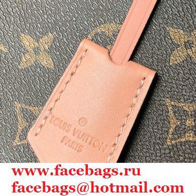 Louis Vuitton Monogram Canvas Montaigne MM Bag Braided Handle M44672 Pink/Yellow 2020