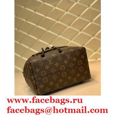 Louis Vuitton Monogram Canvas Montsouris PM Backpack Bag M45515 Black 2020 - Click Image to Close