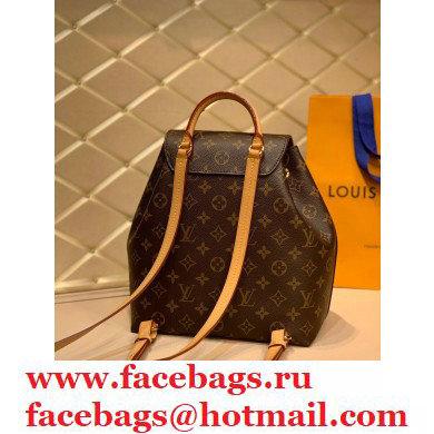 Louis Vuitton Monogram Canvas Montsouris PM Backpack Bag Natural M45501 2020
