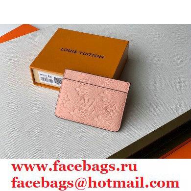 Louis Vuitton Monogram Empreinte Card Holder M69174 Rose Poudre Pink 2020