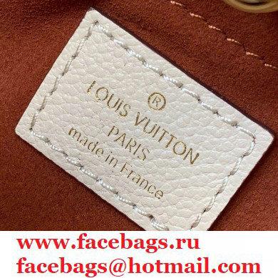 Louis Vuitton Monogram Empreinte Montaigne BB Bag Braided Handle Creme Beige and Caramel 2020 - Click Image to Close