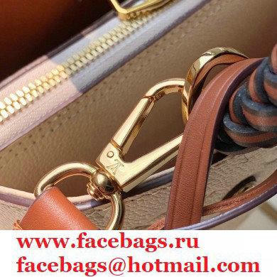 Louis Vuitton Monogram Empreinte Montaigne MM Bag Braided Handle M53939 Creme Beige and Caramel 2020 - Click Image to Close