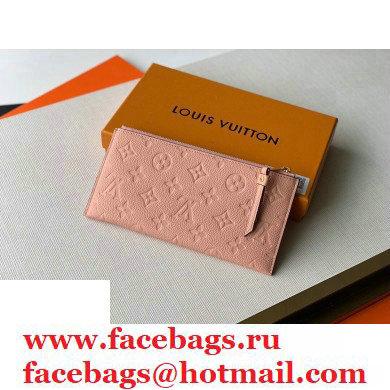 Louis Vuitton Monogram Empreinte Pochette Melanie BB Pouch Clutch Bag Pink 2020