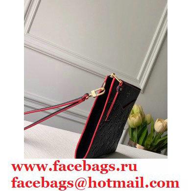 Louis Vuitton Monogram Empreinte Pochette Melanie MM Pouch Clutch Bag M68706 Marine Rouge 2020