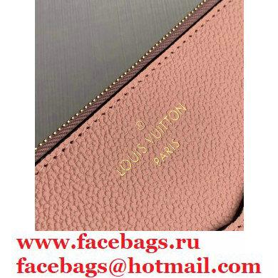 Louis Vuitton Monogram Empreinte Pochette Melanie MM Pouch Clutch Bag Pink 2020