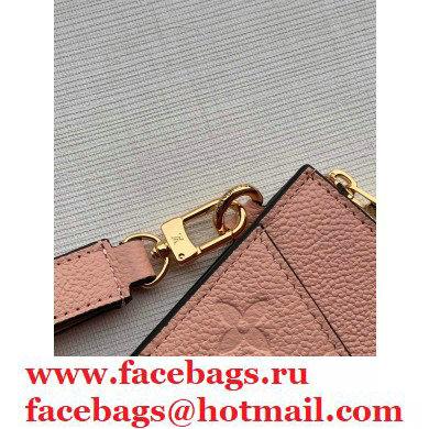 Louis Vuitton Monogram Empreinte Pochette Melanie MM Pouch Clutch Bag Pink 2020